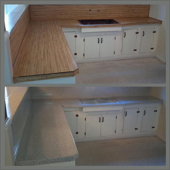 Counter refinishing in CT
